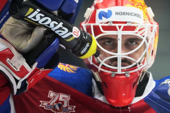 Хоккей. Выставочный матч. Россия - Белоруссия