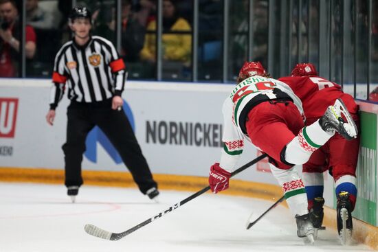 Хоккей. Выставочный матч. Россия - Белоруссия