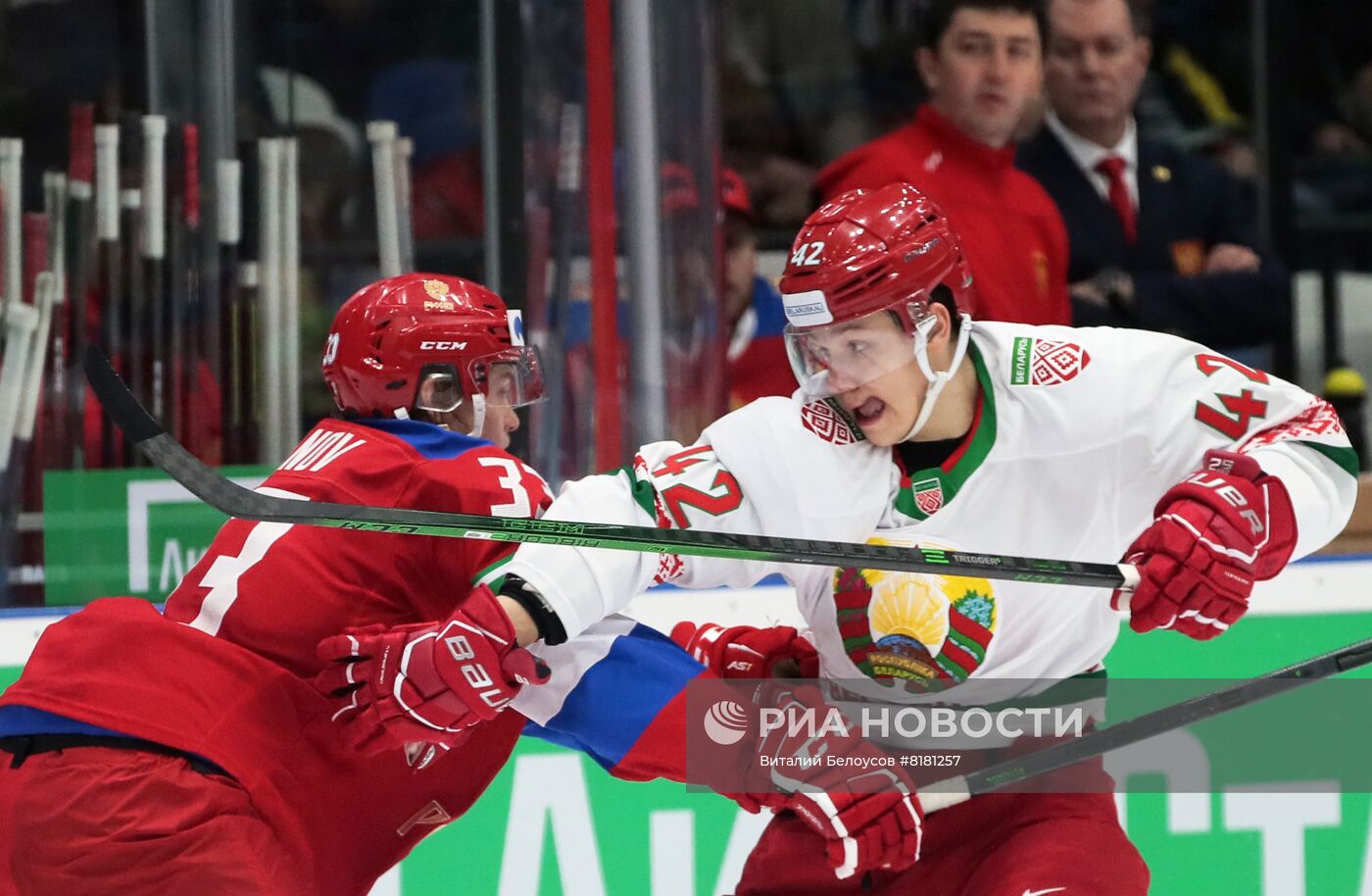 Хоккей. Выставочный матч. Россия - Белоруссия