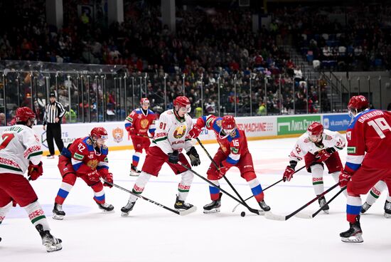 Хоккей. Выставочный матч. Россия - Белоруссия
