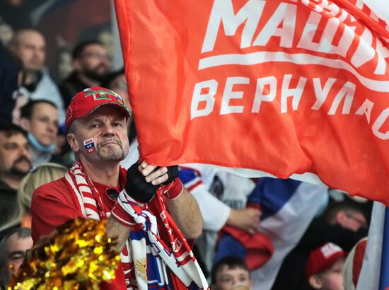 Хоккей. Выставочный матч. Россия - Белоруссия