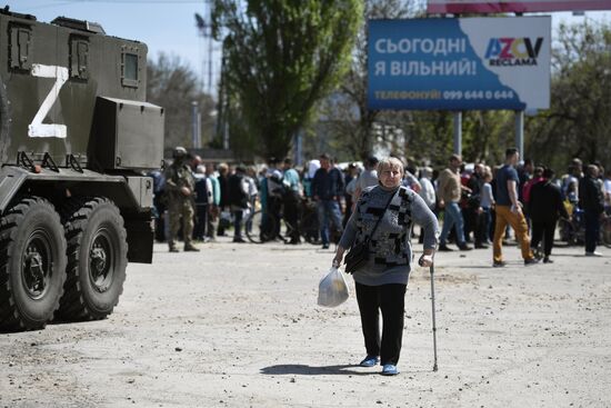 Мирная жизнь в Бердянске