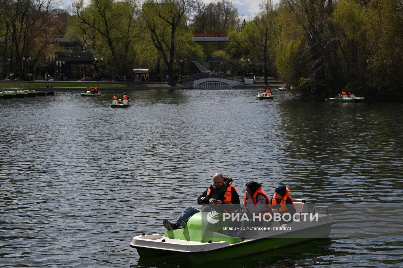 Отдых горожан в Москве