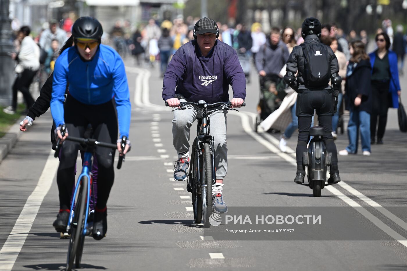 Отдых горожан в Москве