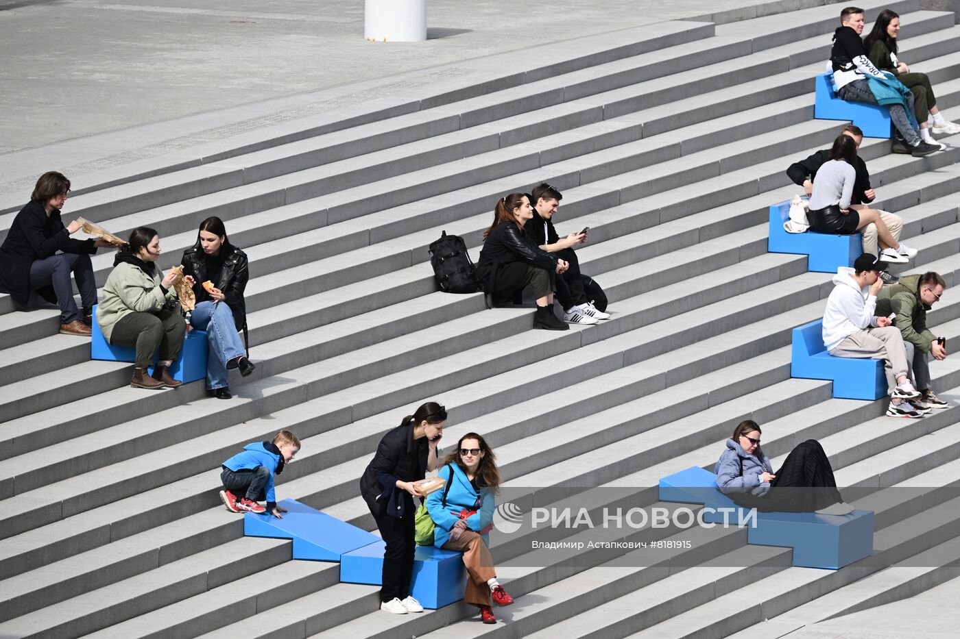 Отдых горожан в Москве