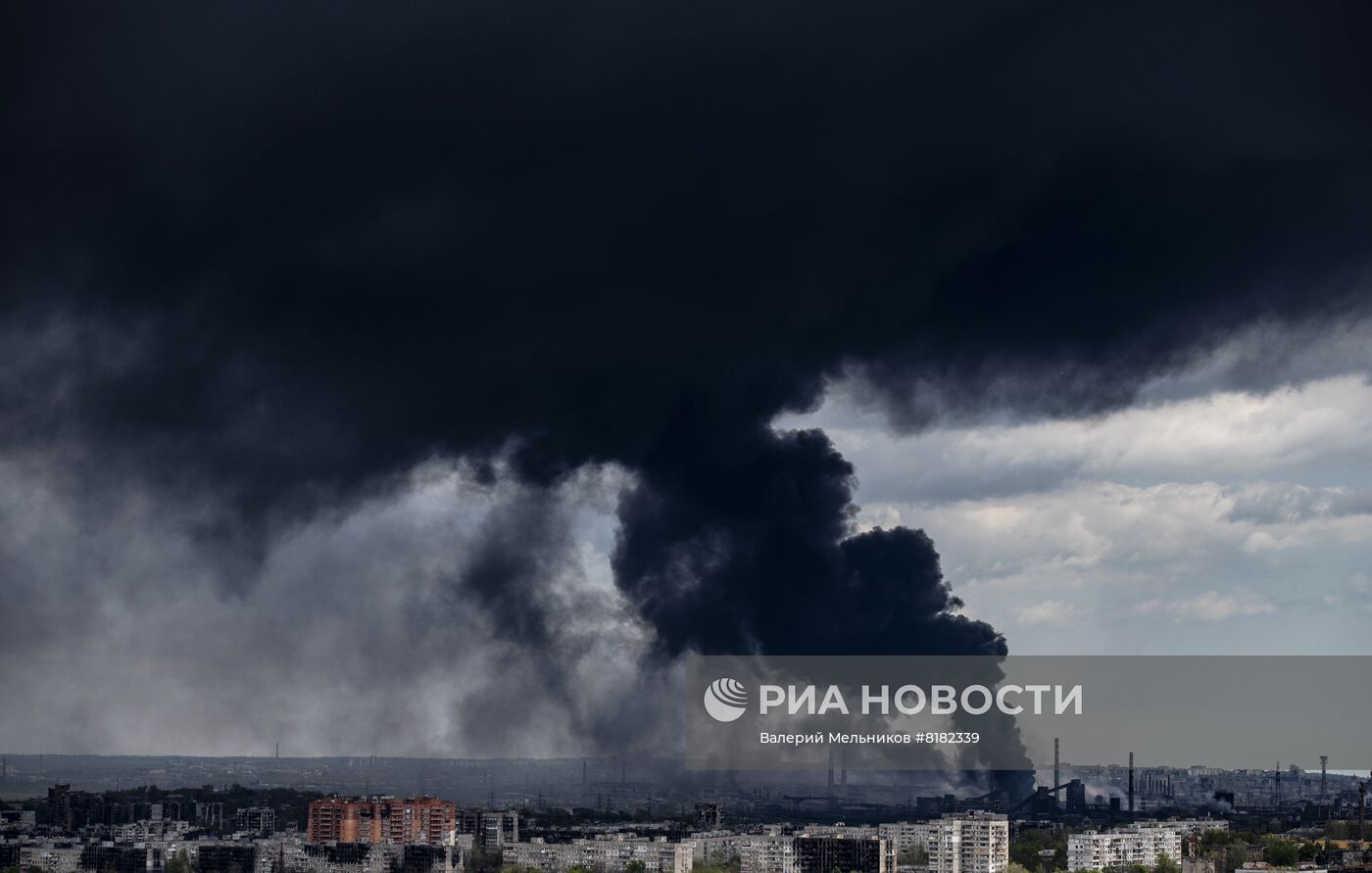 В районе Азовстали возобновились выстрелы и разрывы снарядов