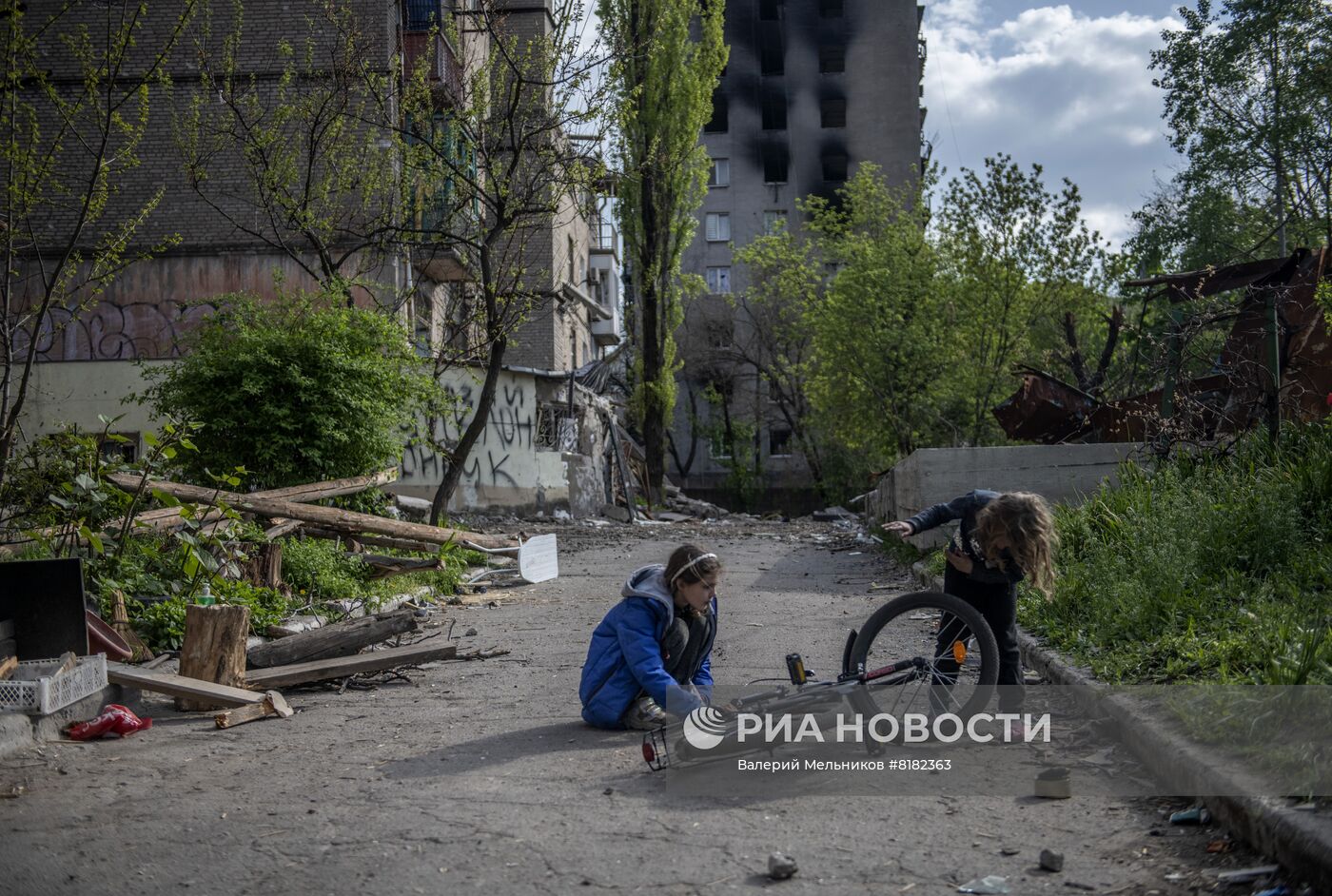 Мирная жизнь в Мариуполе