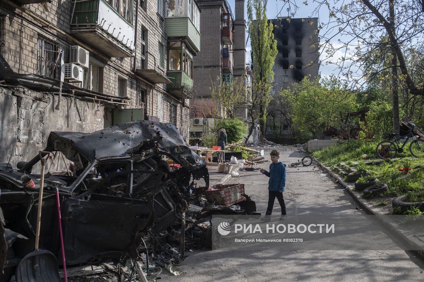 Мирная жизнь в Мариуполе