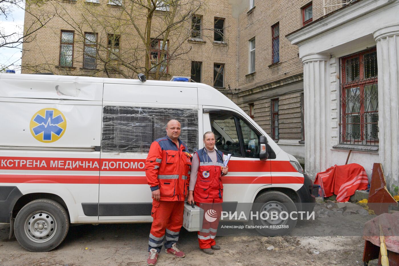 Работа скорой помощи в Рубежном