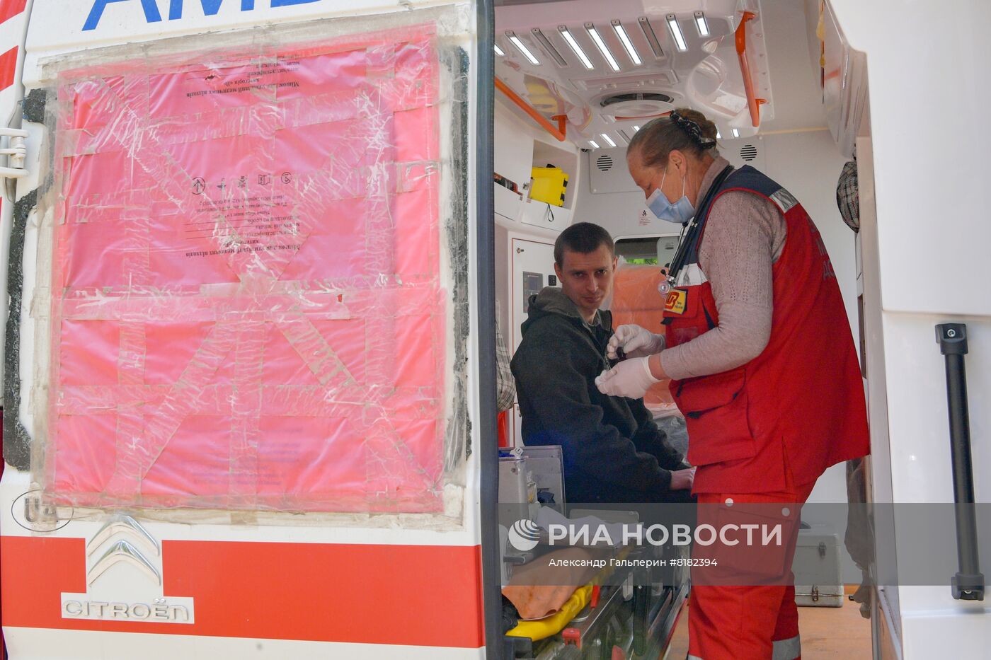 Работа скорой помощи в Рубежном