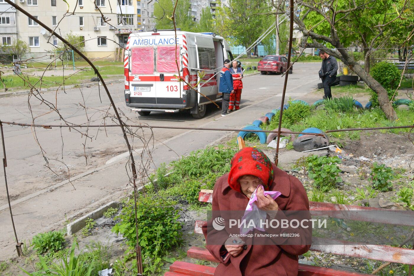 Работа скорой помощи в Рубежном