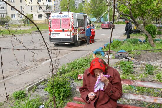 Работа скорой помощи в Рубежном