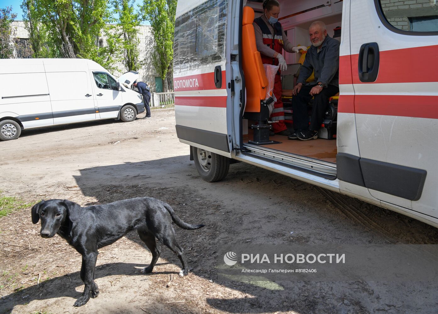 Работа скорой помощи в Рубежном | РИА Новости Медиабанк