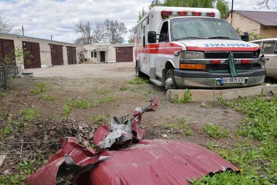Работа скорой помощи в Рубежном