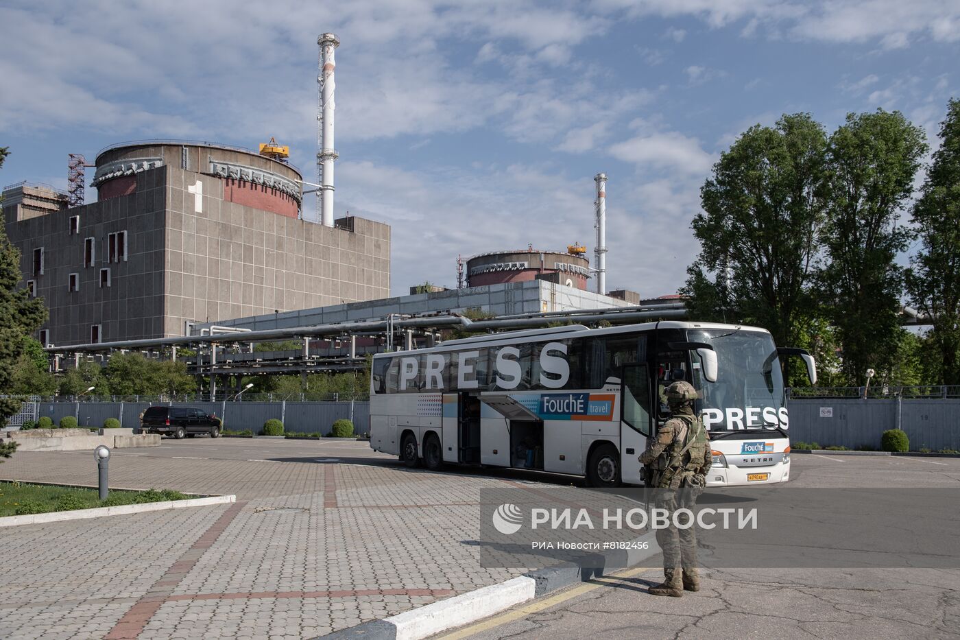 Запорожскую АЭС посетили иностранные журналисты