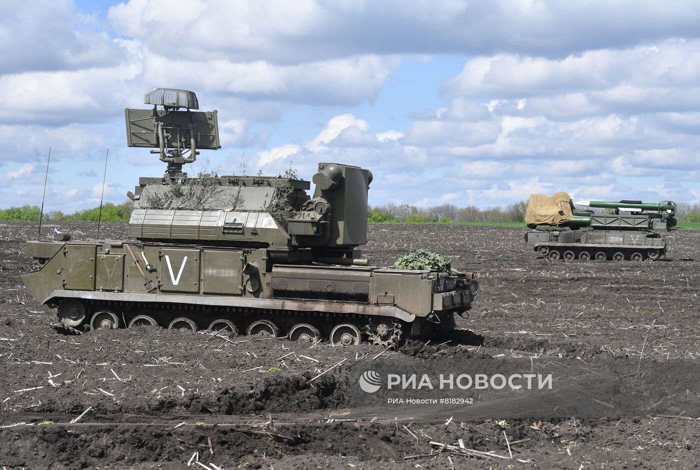 Работа российских средств ПВО на Харьковском направлении