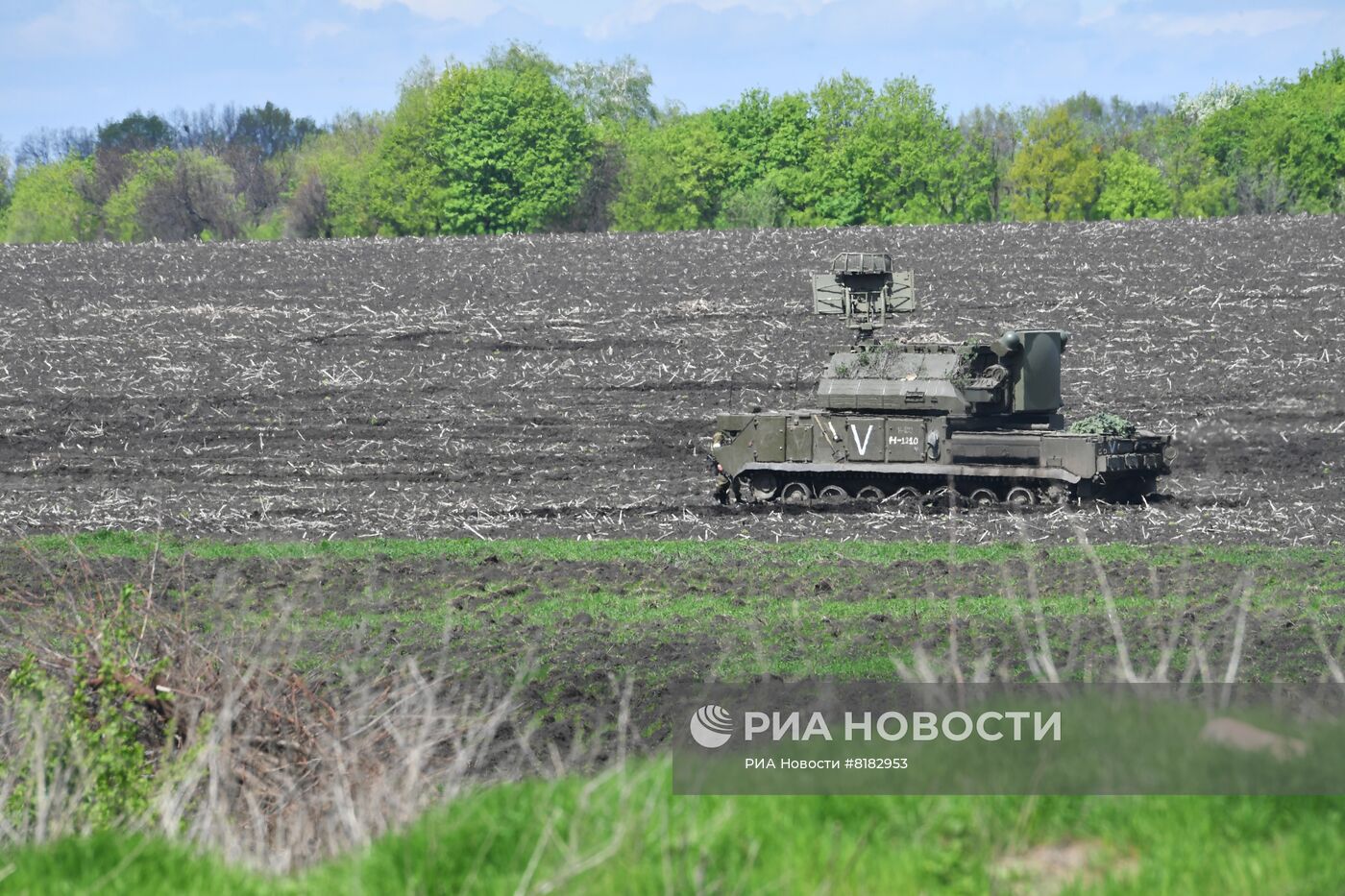 Работа российских средств ПВО на Харьковском направлении