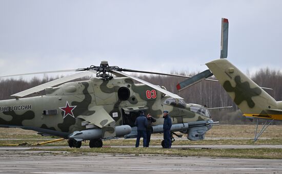 Репетиция воздушной части парада Победы