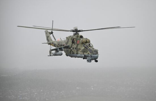 Репетиция воздушной части парада Победы