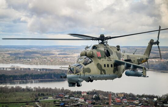 Репетиция воздушной части парада Победы