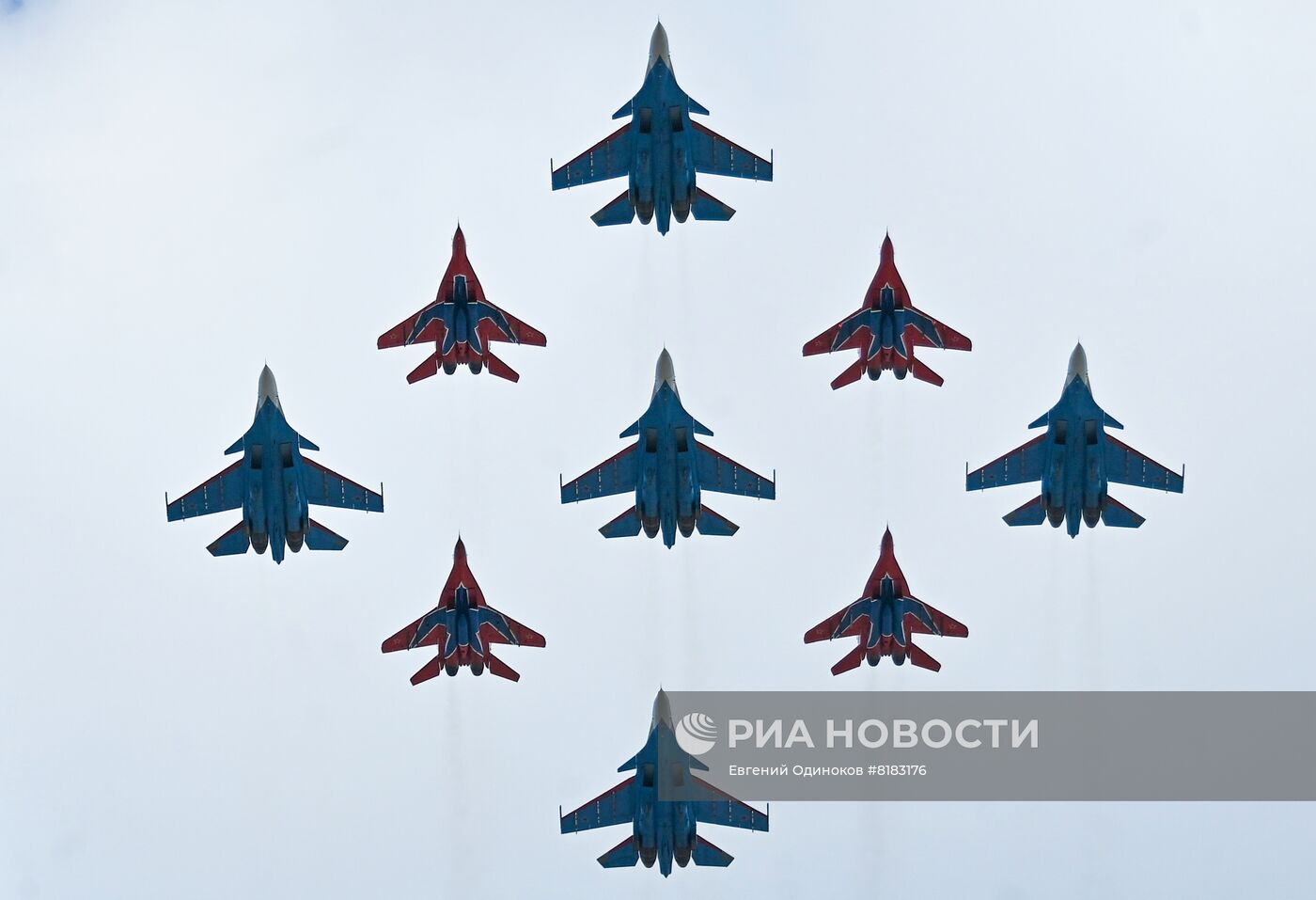 Репетиция воздушной части парада Победы