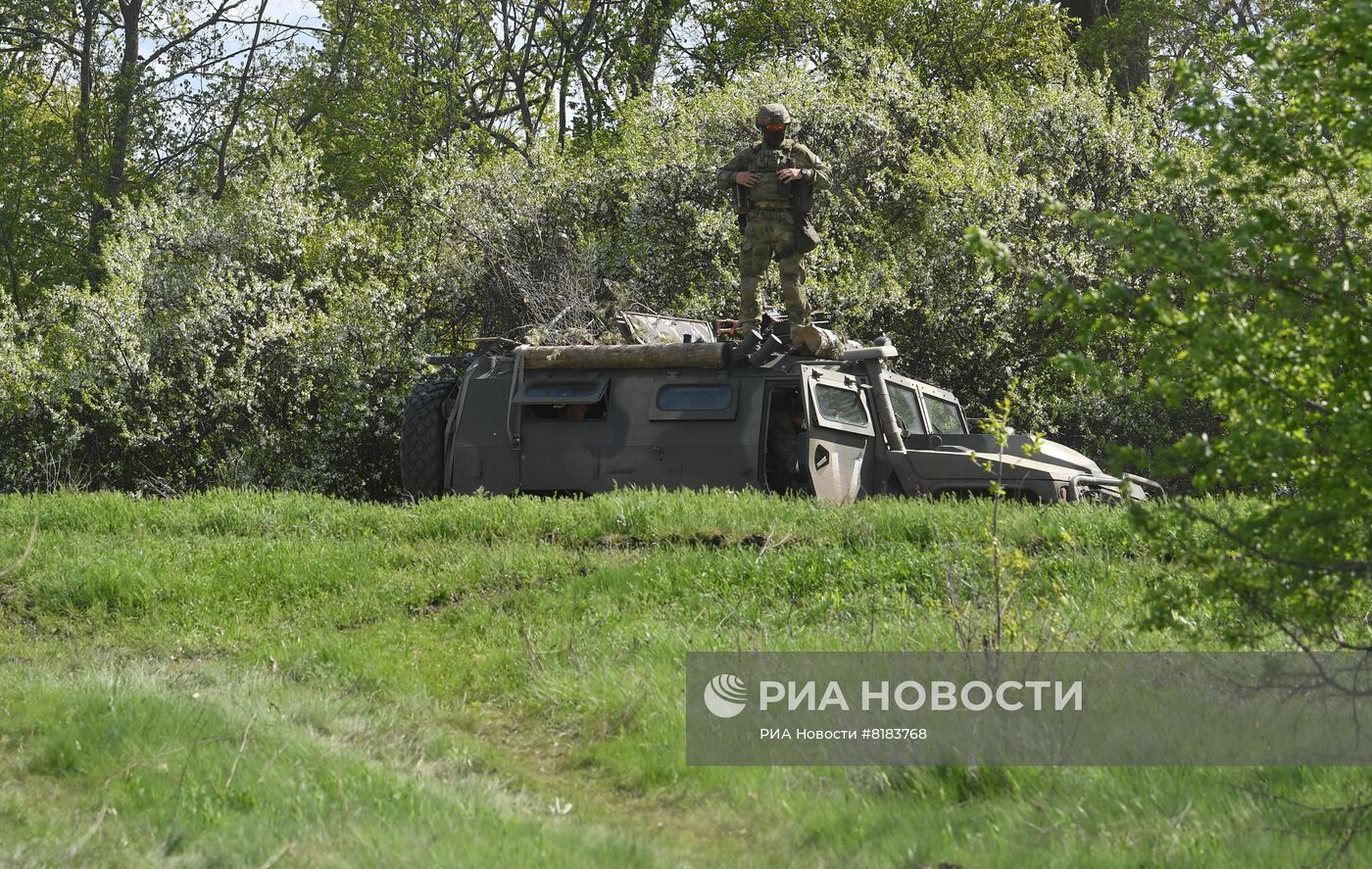 Работа разведгруппы Восточного военного округа на Харьковском направлении