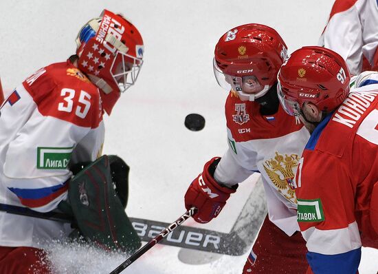 Хоккей. St. Petersburg Cup. Матч Россия - Россия U20