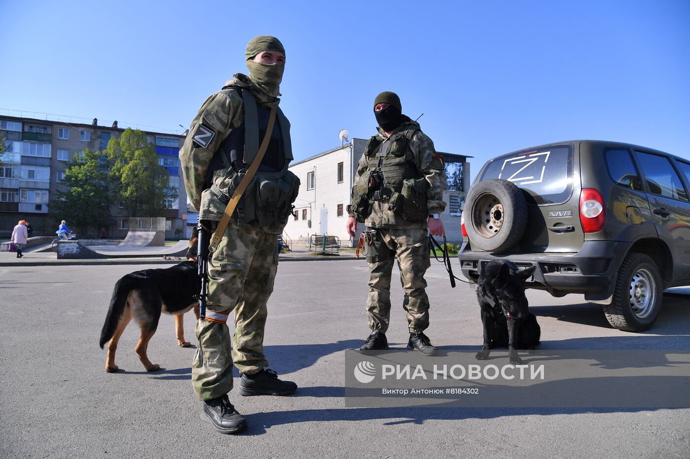Бойцы МВД ЛНР