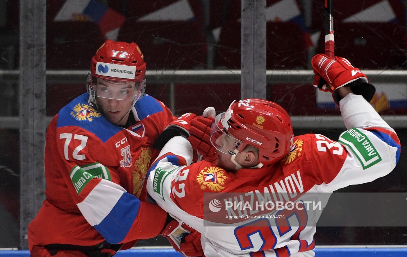 Хоккей. St. Petersburg Cup. Матч Россия - Россия U20