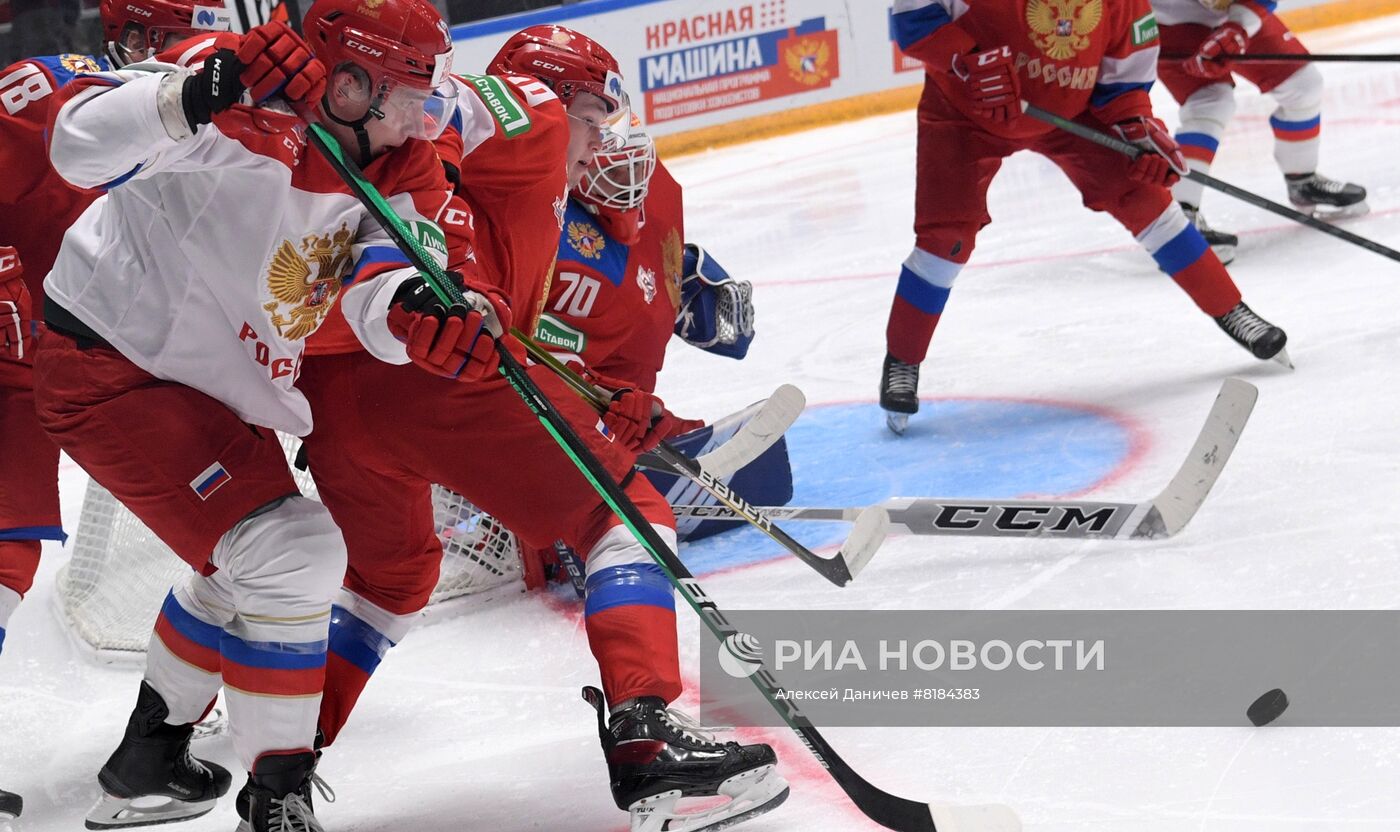 Хоккей. St. Petersburg Cup. Матч Россия - Россия U20