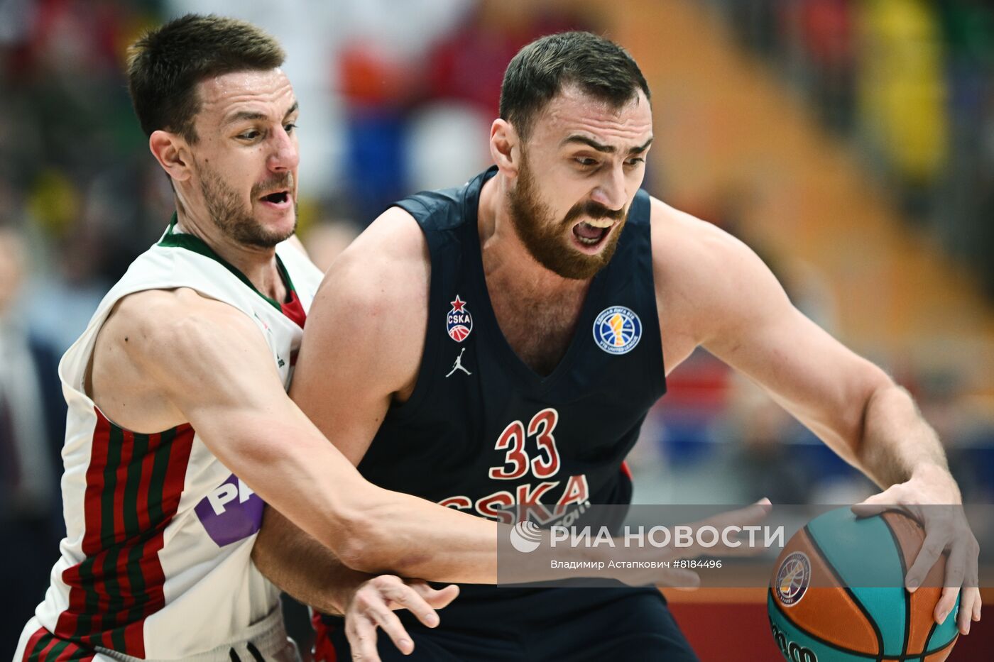 Баскетбол. Единая лига ВТБ. Матч ЦСКА - "Локомотив-Кубань"