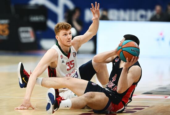 Баскетбол. Единая лига ВТБ. Матч ЦСКА - "Локомотив-Кубань"