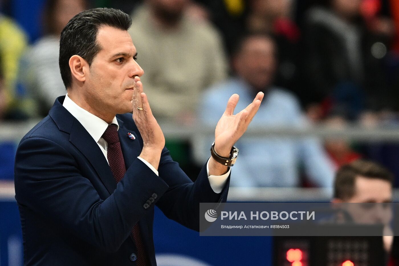 Баскетбол. Единая лига ВТБ. Матч ЦСКА - "Локомотив-Кубань"