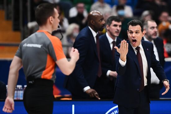 Баскетбол. Единая лига ВТБ. Матч ЦСКА - "Локомотив-Кубань"