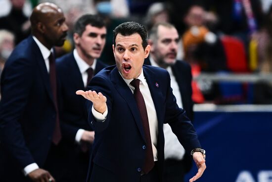 Баскетбол. Единая лига ВТБ. Матч ЦСКА - "Локомотив-Кубань"