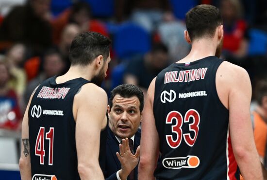 Баскетбол. Единая лига ВТБ. Матч ЦСКА - "Локомотив-Кубань"