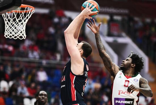 Баскетбол. Единая лига ВТБ. Матч ЦСКА - "Локомотив-Кубань"