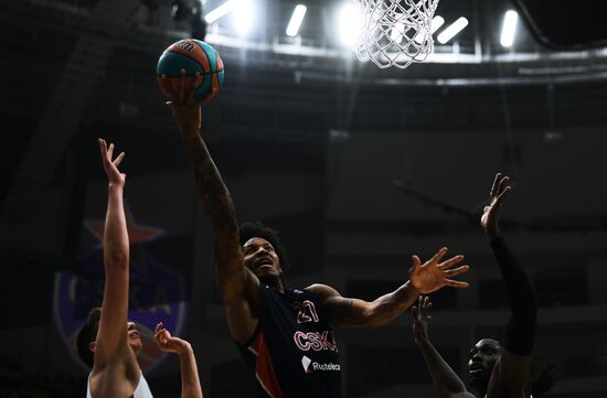 Баскетбол. Единая лига ВТБ. Матч ЦСКА - "Локомотив-Кубань"
