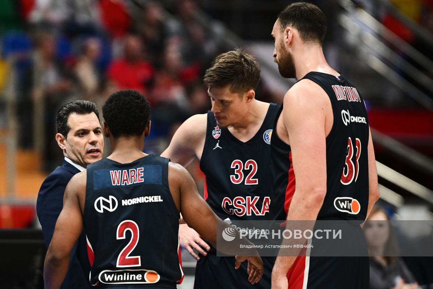 Баскетбол. Единая лига ВТБ. Матч ЦСКА - "Локомотив-Кубань"