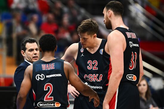 Баскетбол. Единая лига ВТБ. Матч ЦСКА - "Локомотив-Кубань"