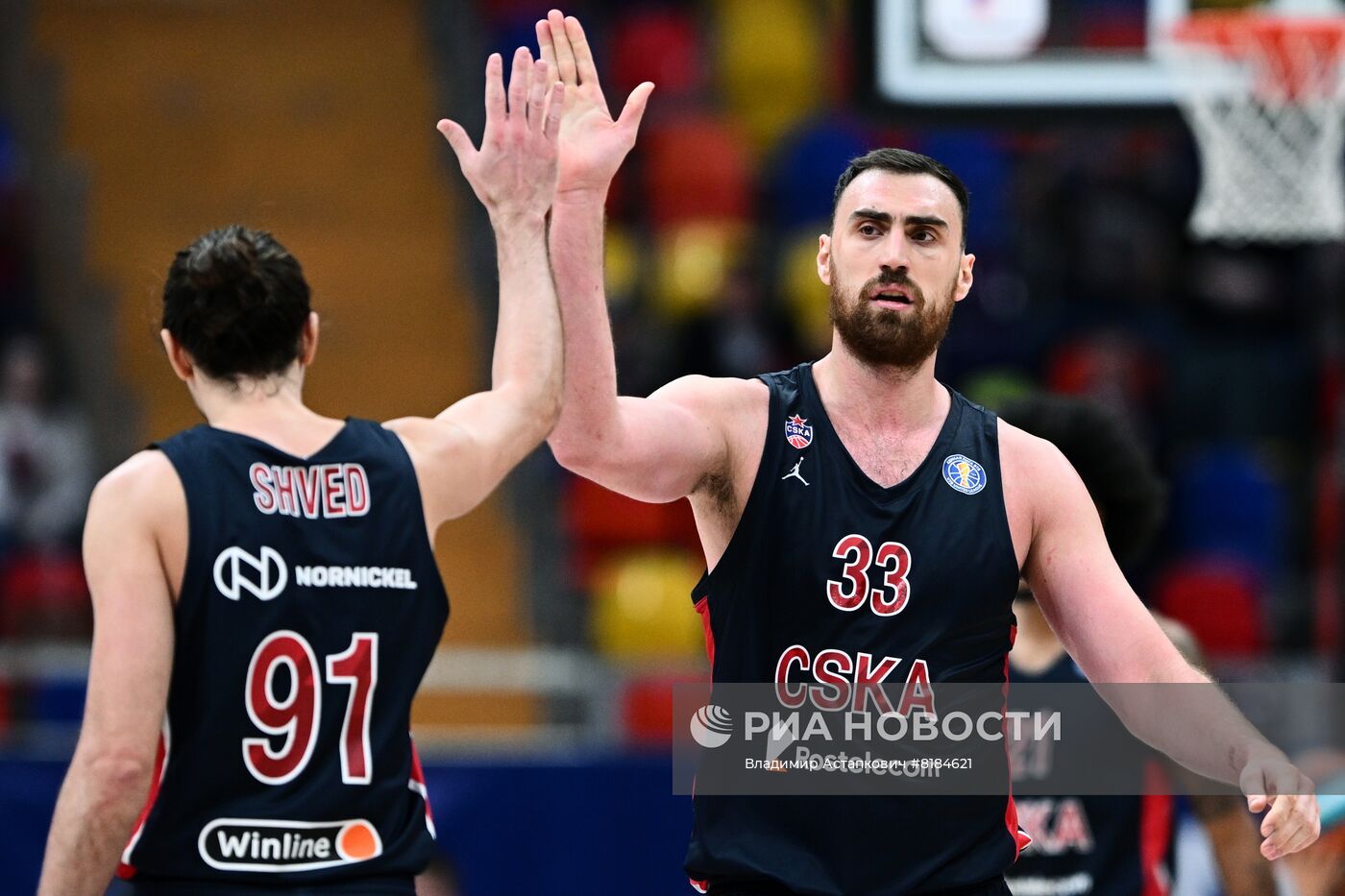 Баскетбол. Единая лига ВТБ. Матч ЦСКА - "Локомотив-Кубань"