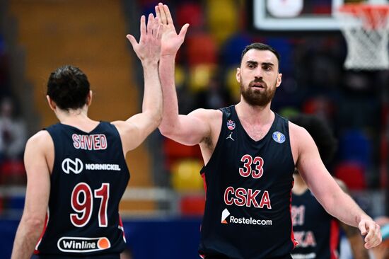 Баскетбол. Единая лига ВТБ. Матч ЦСКА - "Локомотив-Кубань"