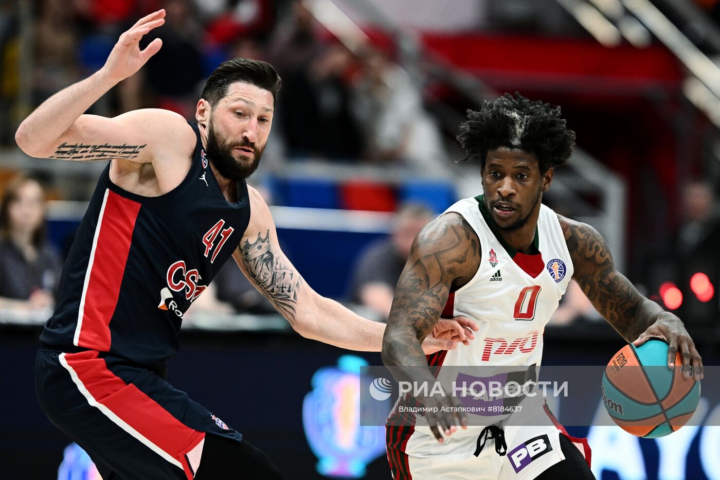 Баскетбол. Единая лига ВТБ. Матч ЦСКА - "Локомотив-Кубань"