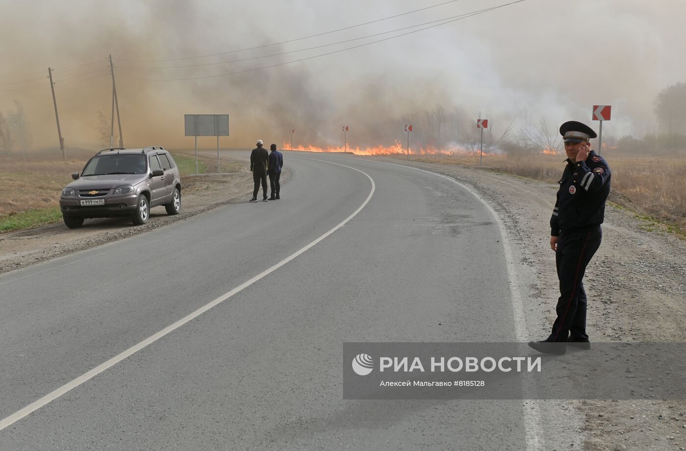 Режим ЧС введен в Омской области из-за пожаров