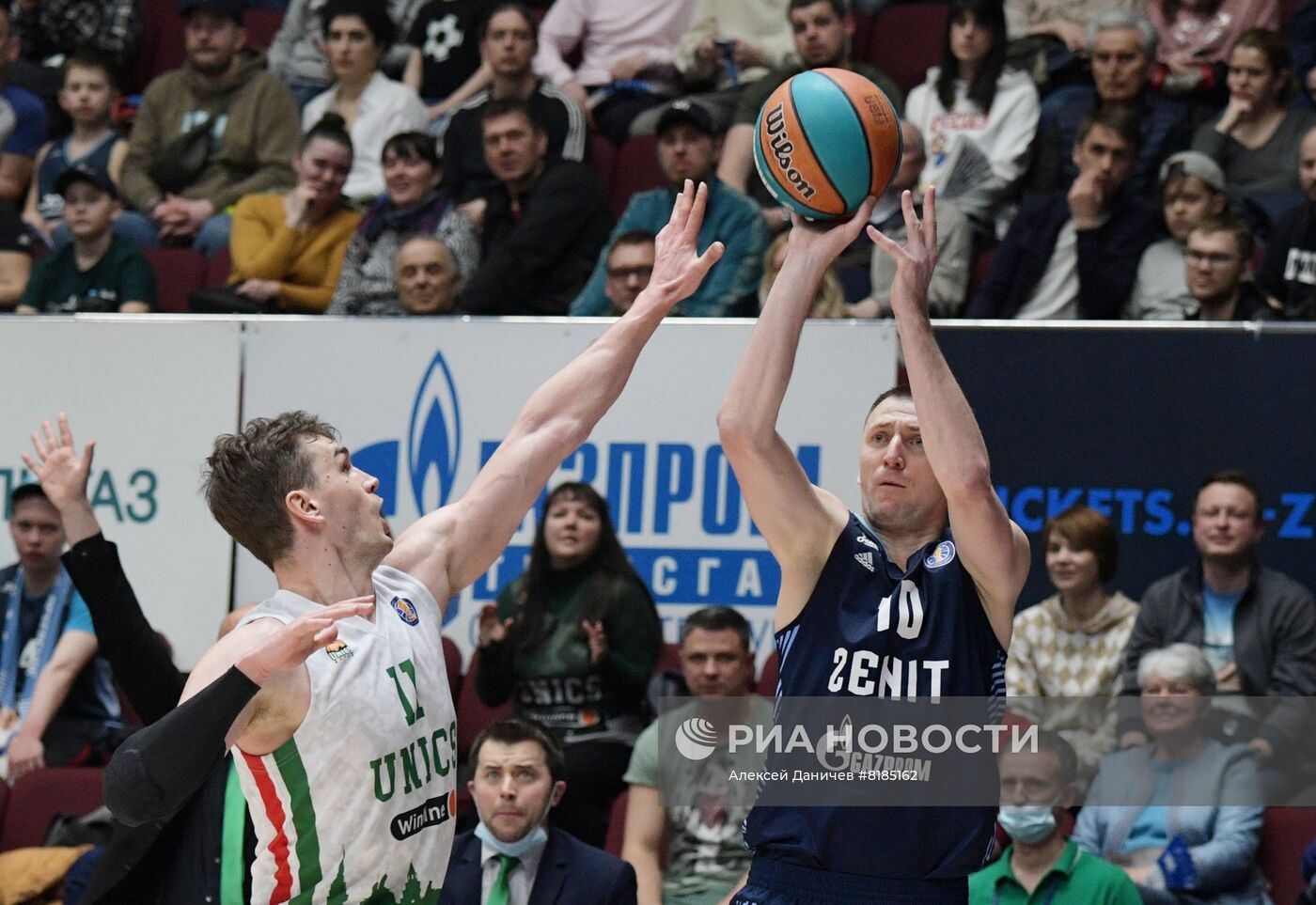 Баскетбол. Единая лига ВТБ. Матч "Зенит" - УНИКС