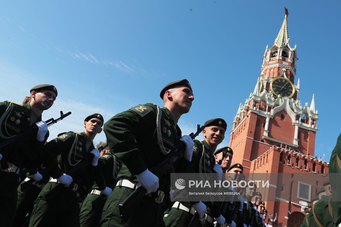 Генеральная репетиция военного парада, посвящённого 77-й годовщине Победы в Великой Отечественной войне