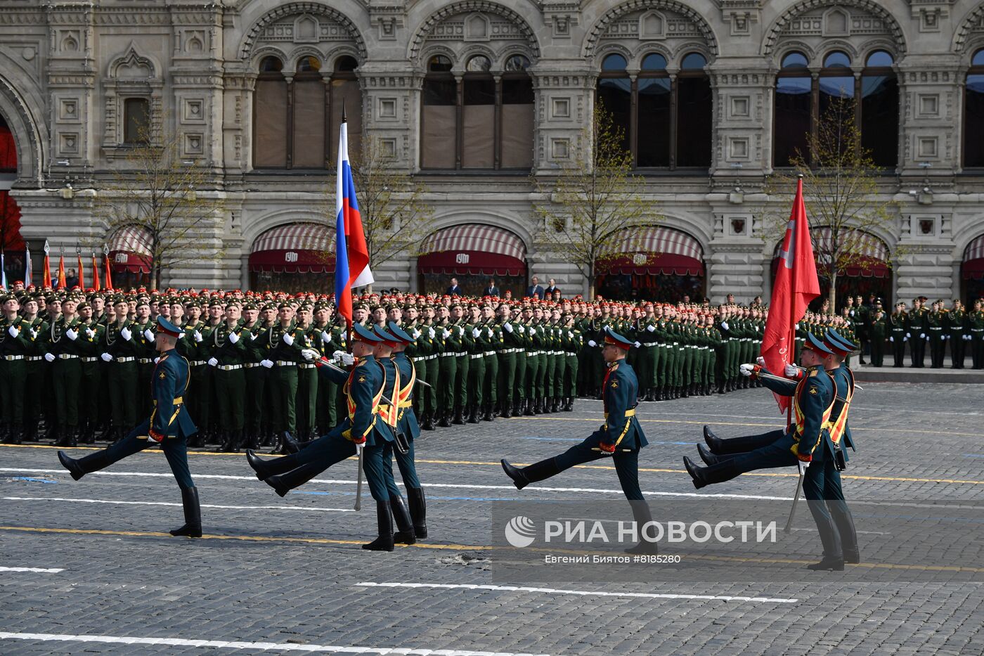 Генеральная репетиция военного парада, посвящённого 77-й годовщине Победы в Великой Отечественной войне