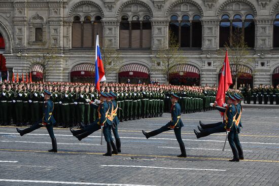 Генеральная репетиция военного парада, посвящённого 77-й годовщине Победы в Великой Отечественной войне