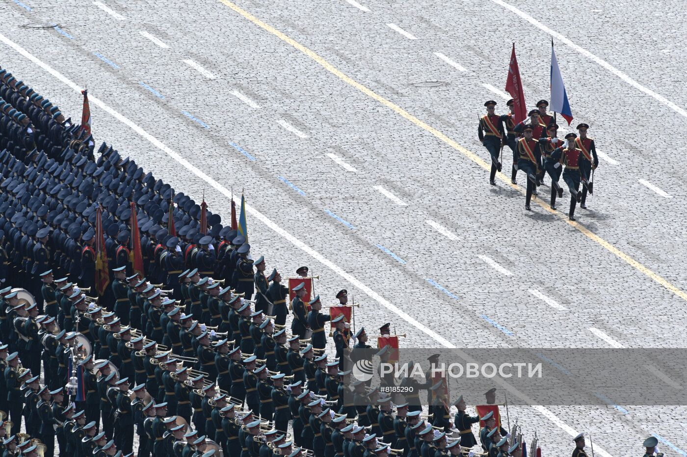 Генеральная репетиция военного парада, посвящённого 77-й годовщине Победы в Великой Отечественной войне