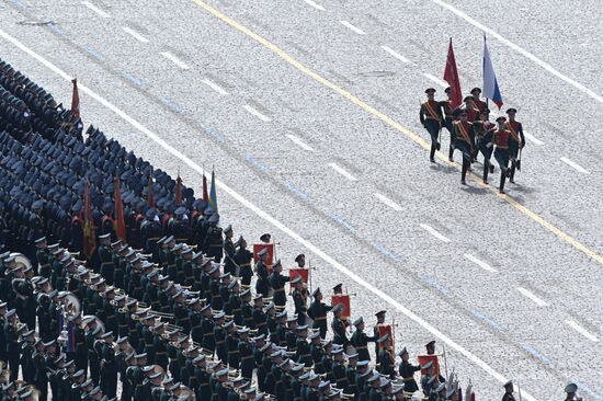 Генеральная репетиция военного парада, посвящённого 77-й годовщине Победы в Великой Отечественной войне